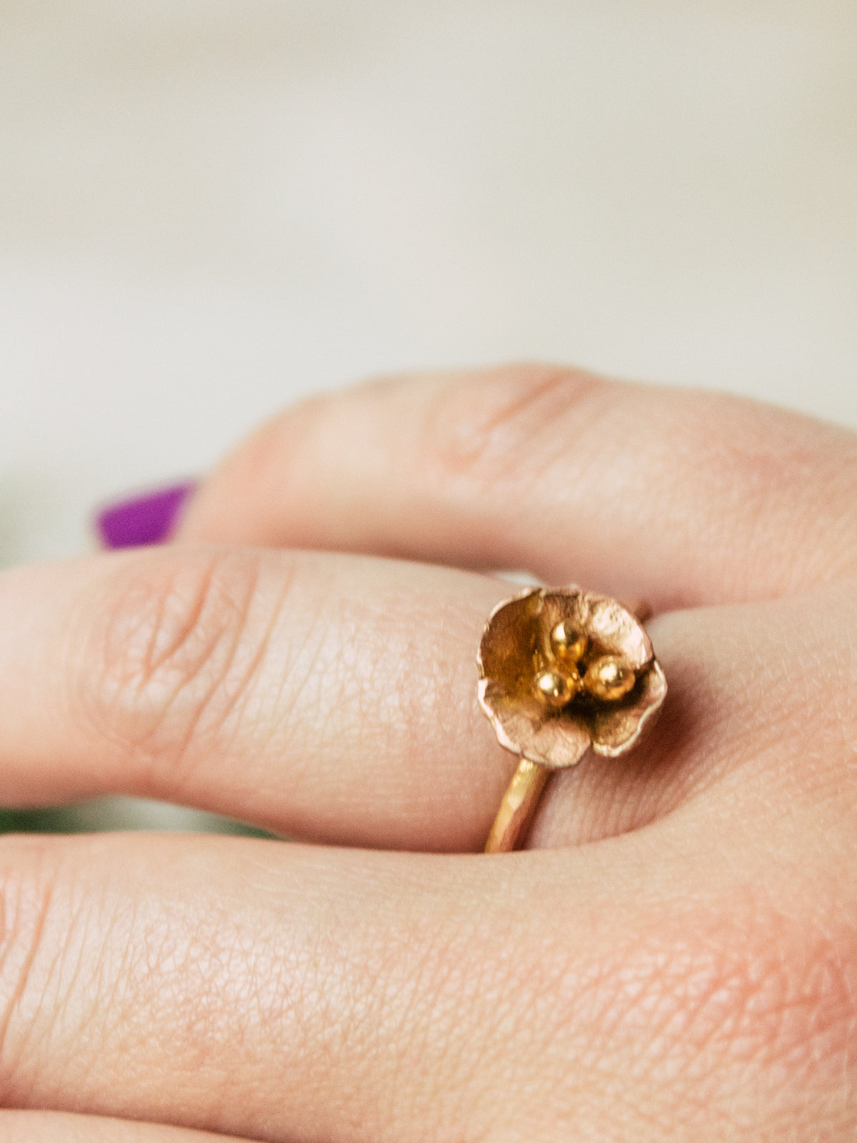 California Poppy Ring by Ash & Rose