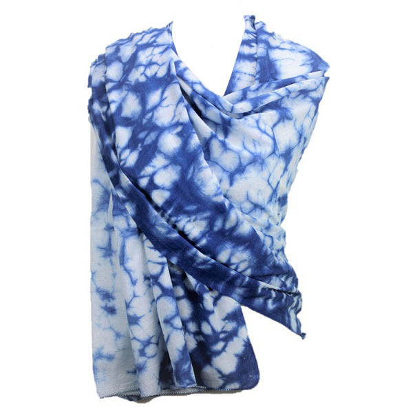 Mystic Ocean Indigo Scarf