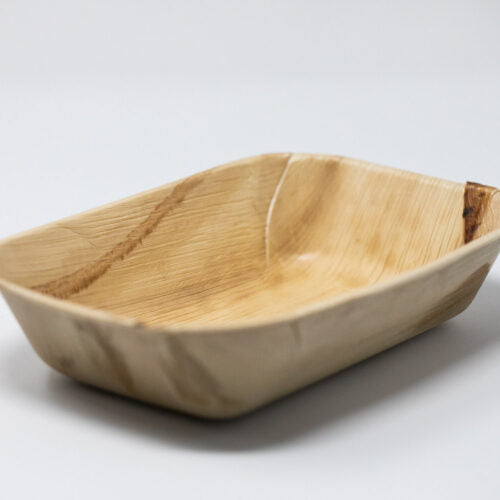 7.5" Deep Rectangle Palm Leaf Bowl, 450 Count