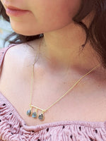 Claire Trio Necklace by Ash & Rose