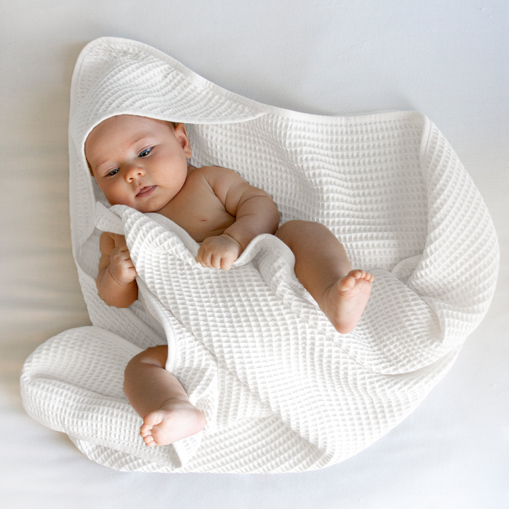 Waffle Hooded Baby Towel
