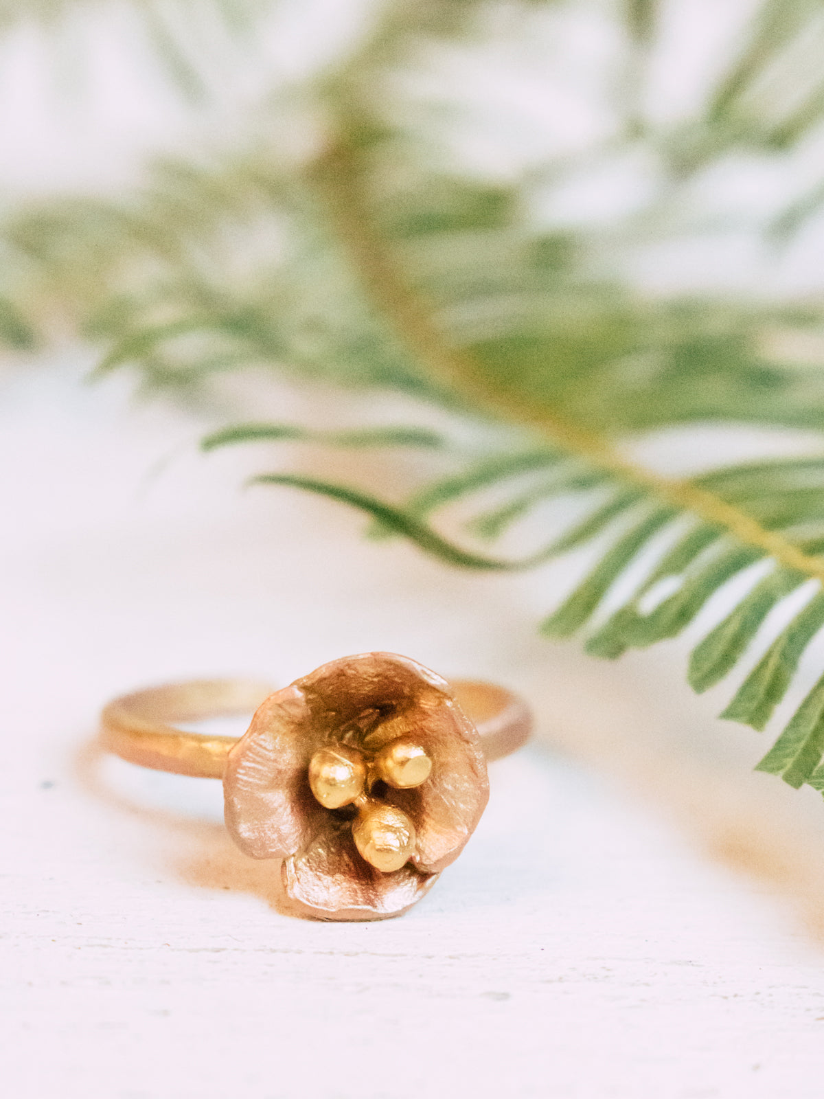 California Poppy Ring by Ash & Rose