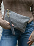 Felina Tweed Wristlet