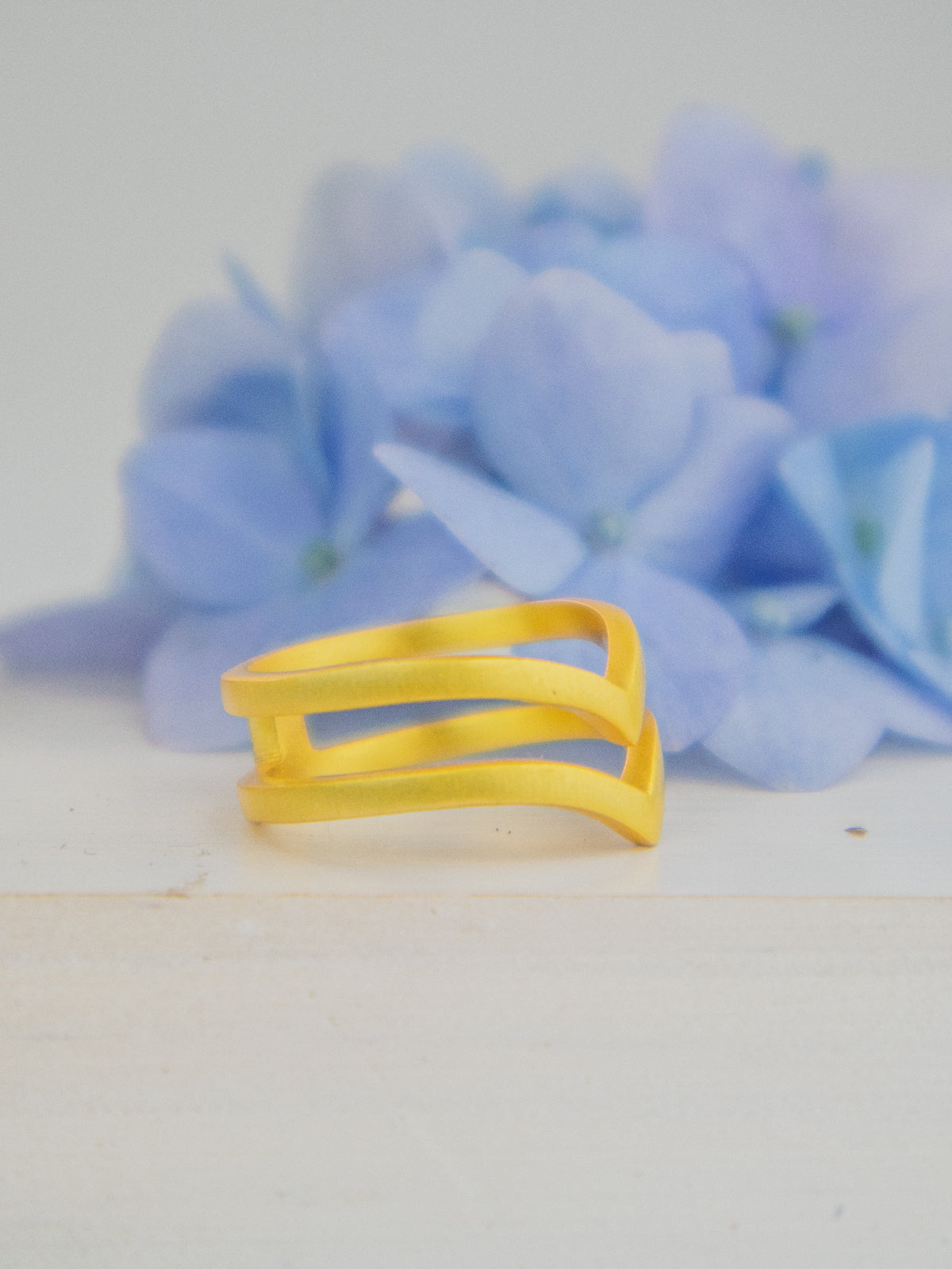 Double Wave Ring