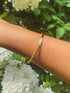 Simple Gold Dotted Cuff