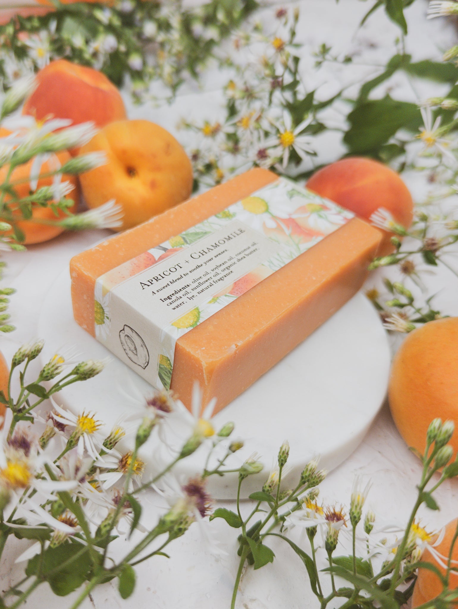 Apricot Chamomile Soap Bar