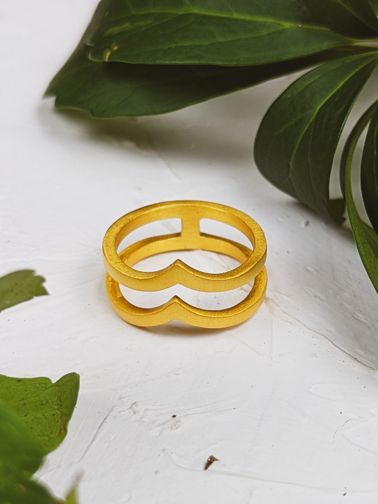 Double Wave Ring