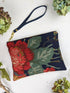 Classic Navy Rose Purse