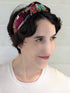 Geo Paisley Velvet Headband