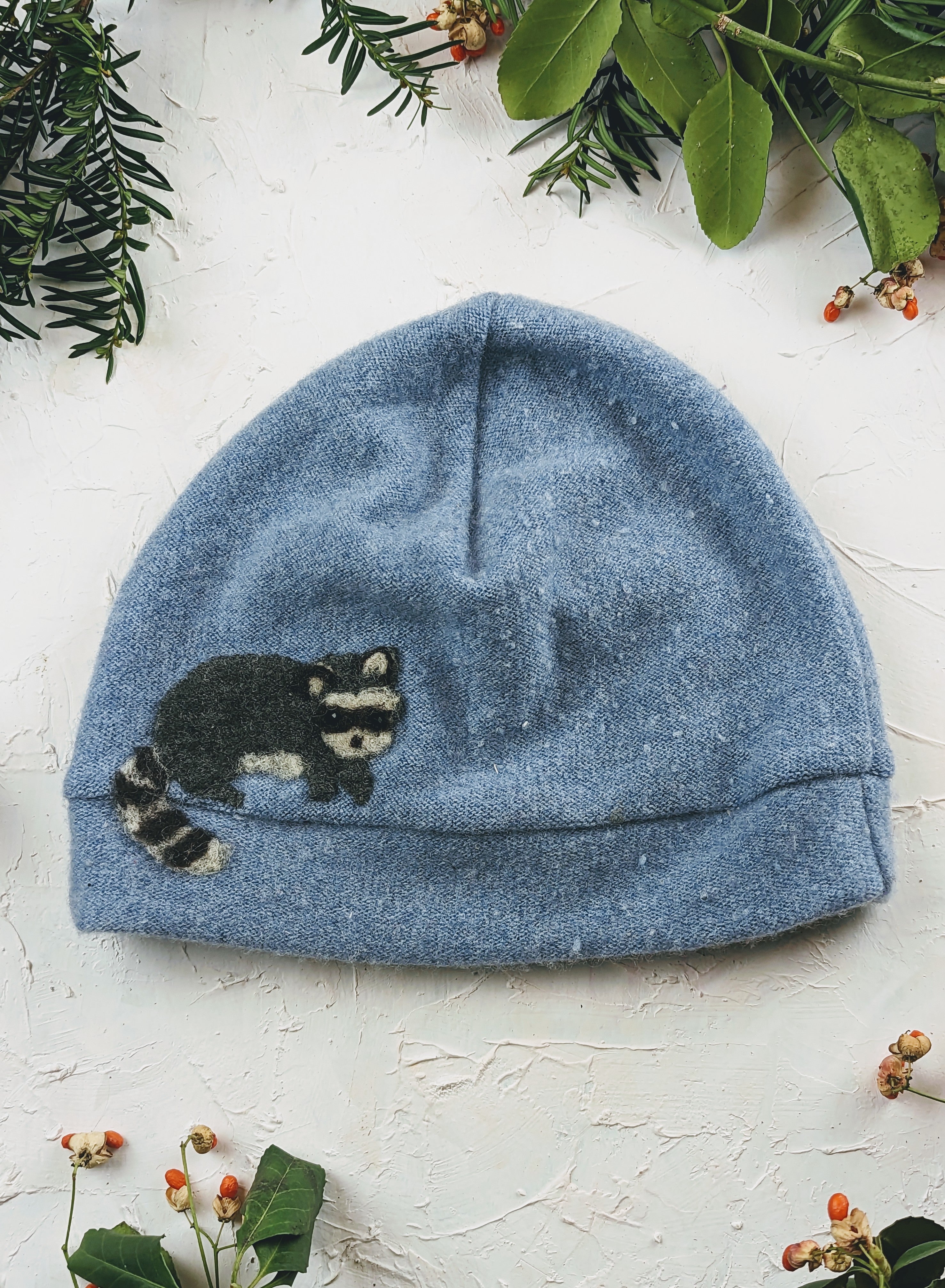 Raccoon Cashmere Hat