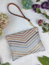 Chevron Stripes Wristlet Purse