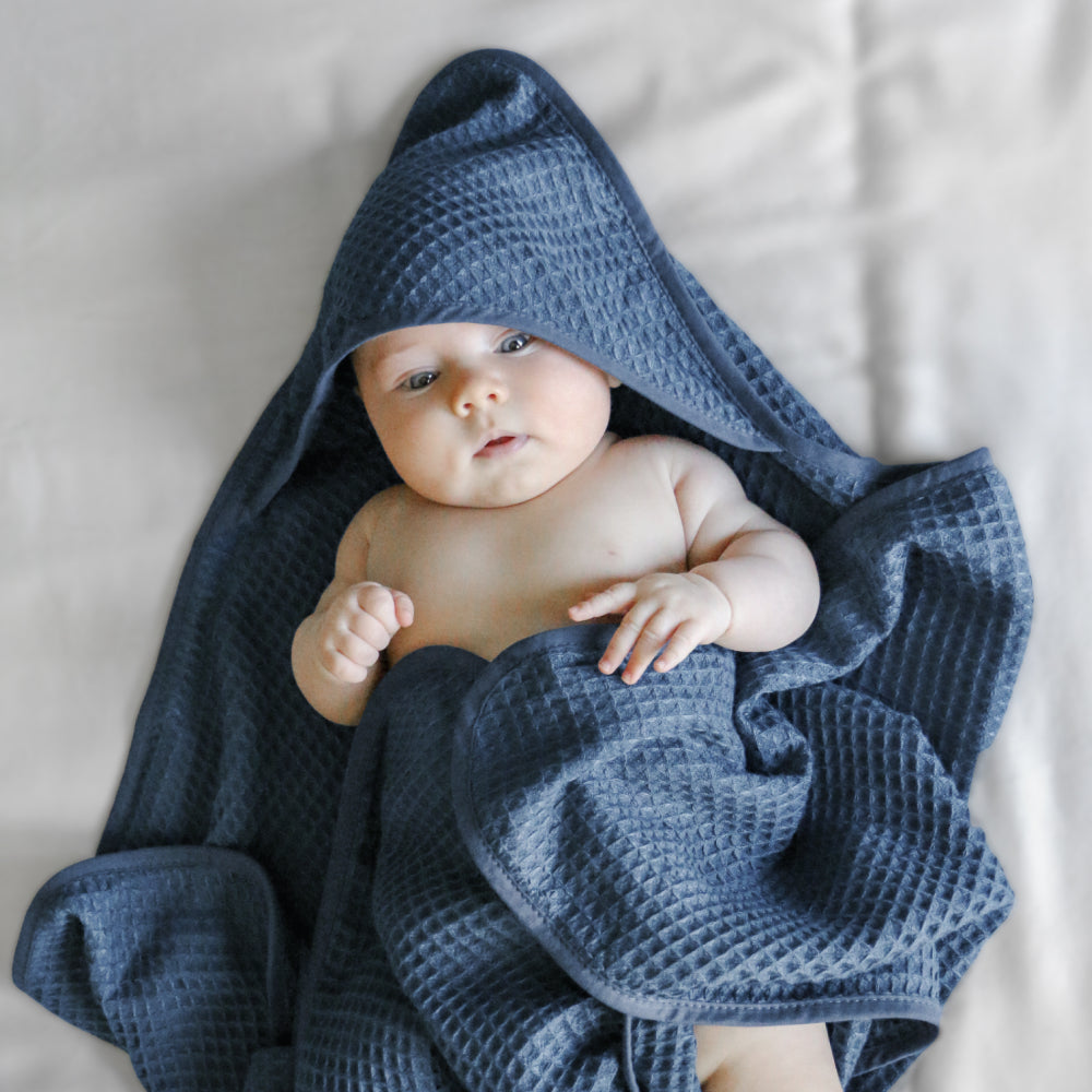 Waffle Hooded Baby Towel