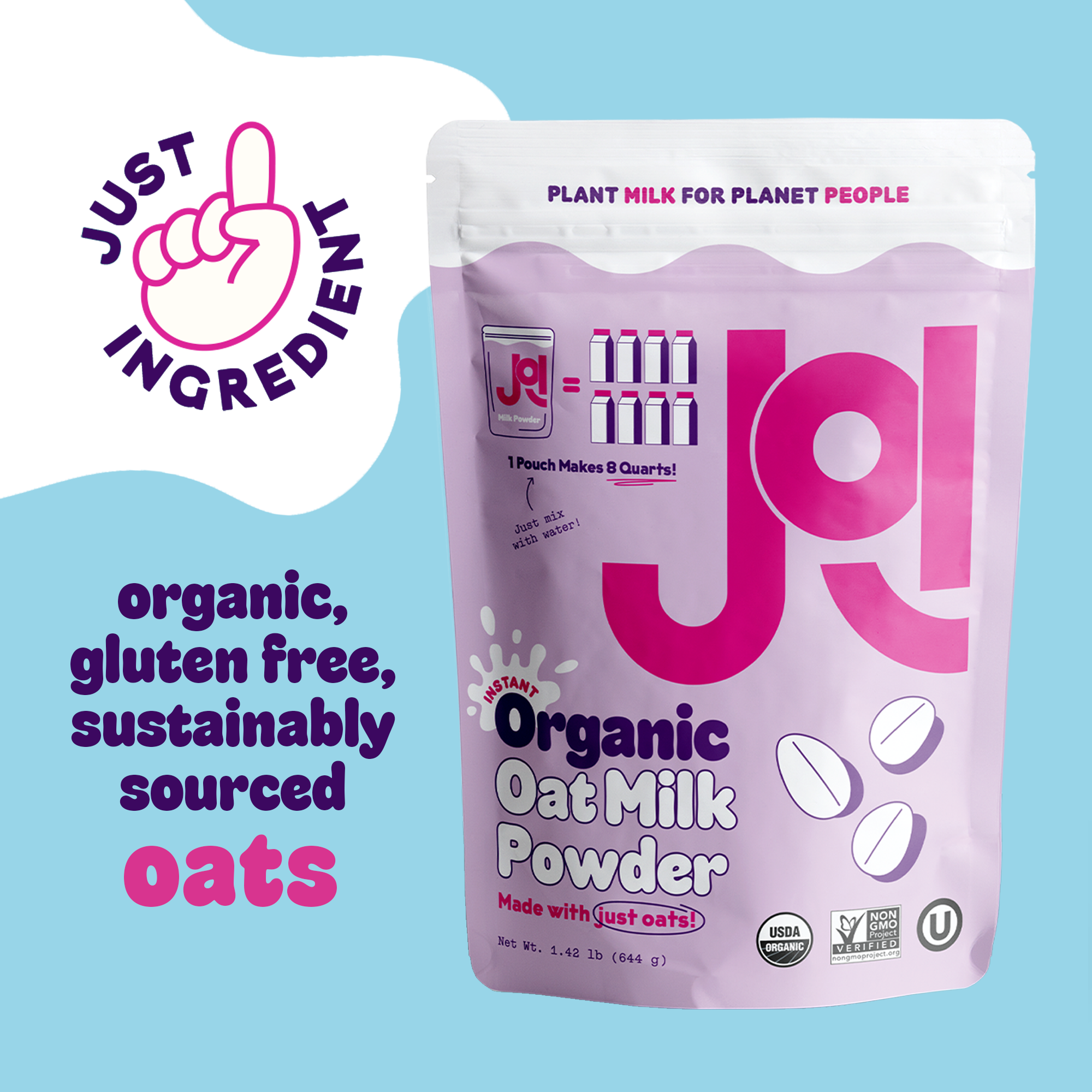 Instant Organic Oat Milk, 4-Pack