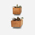 Diamond self-watering, wall-mounted planter